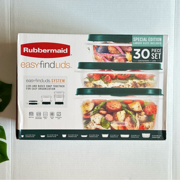 Rubbermaid Other - Rubbermaid 30 piece set - NEW